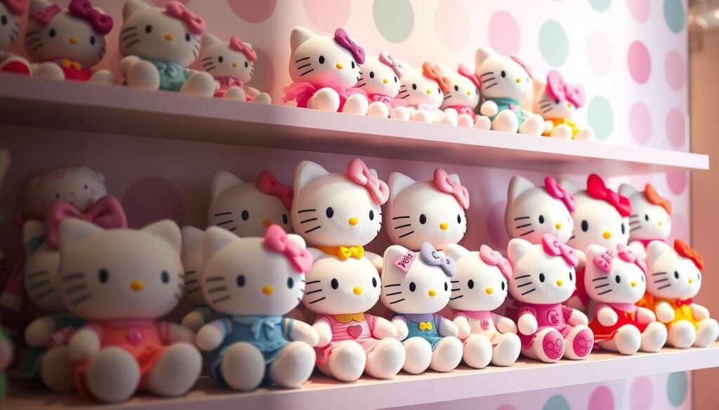 Hello Kitty plush toy collection